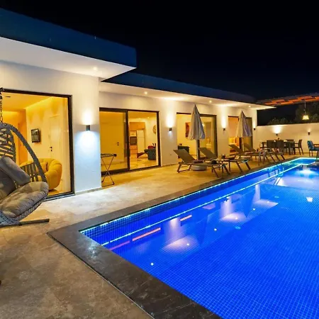 Villa Patara 3 Bedroom With Private Pool Hot Tub Kalkan