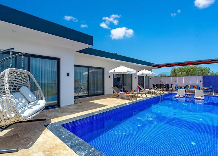 Patara 3 Bedroom With Private Pool Hot Tub * Kalkan