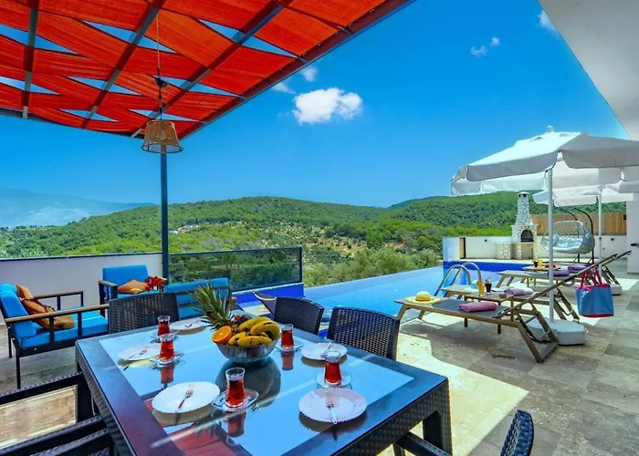 Villa Patara 3 Bedroom With Private Pool Hot Tub Kalkan
