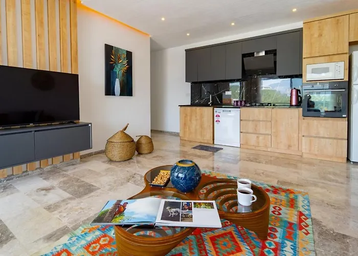 Patara 3 Bedroom With Private Pool Hot Tub Villa Kalkan