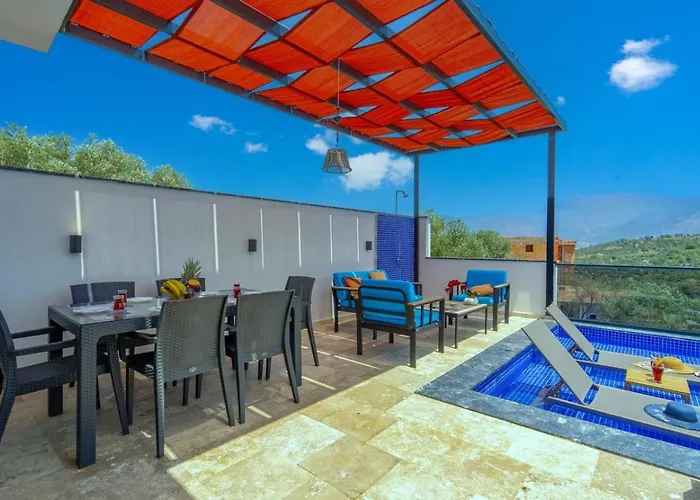Patara 3 Bedroom With Private Pool Hot Tub فيلة